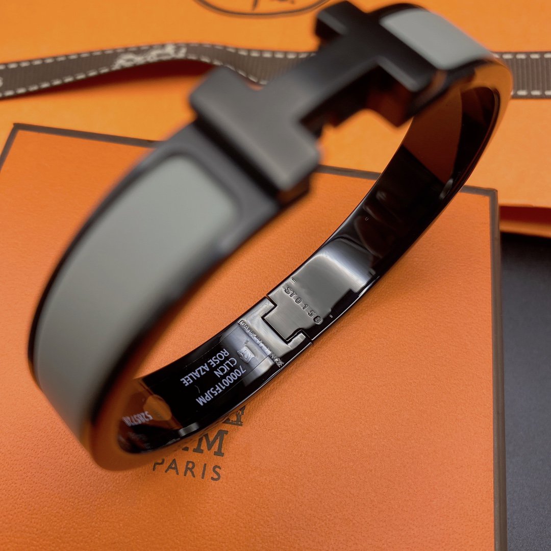 [Luna Brilliance]CLIC HM SO BLACK GREY BRACELET