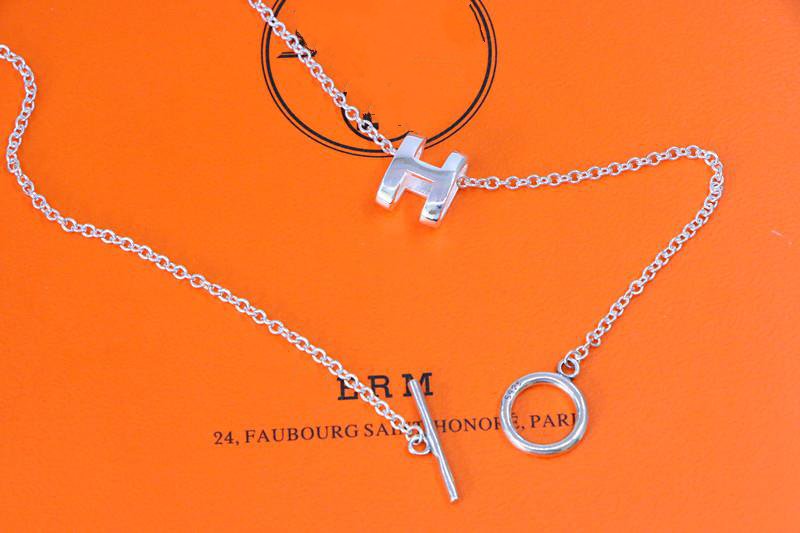 [Luna Brilliance]HM NECKLACE H LETTER OVAL SERIES