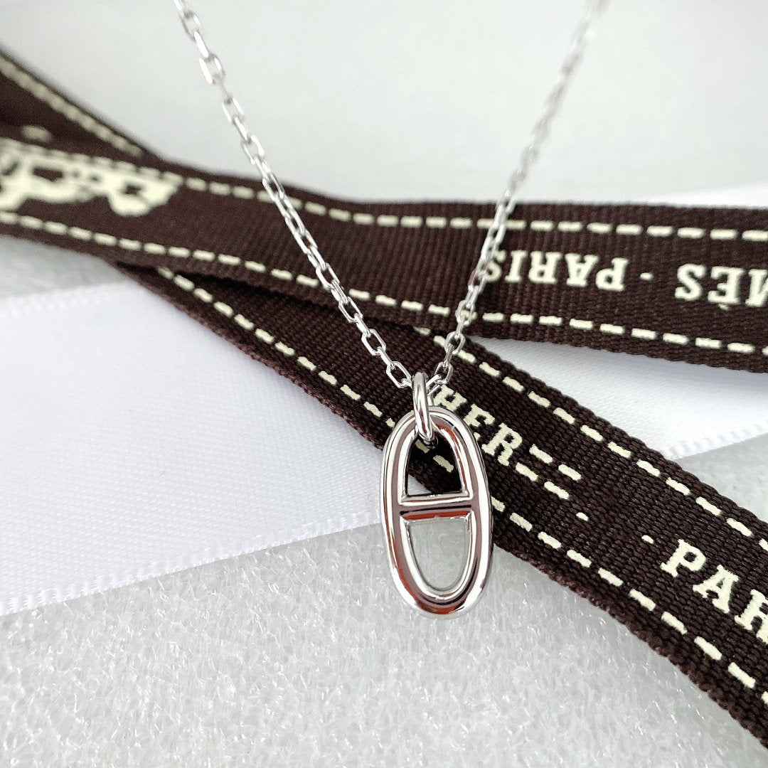 [Luna Brilliance]HM PIG NOSE NECKLACE