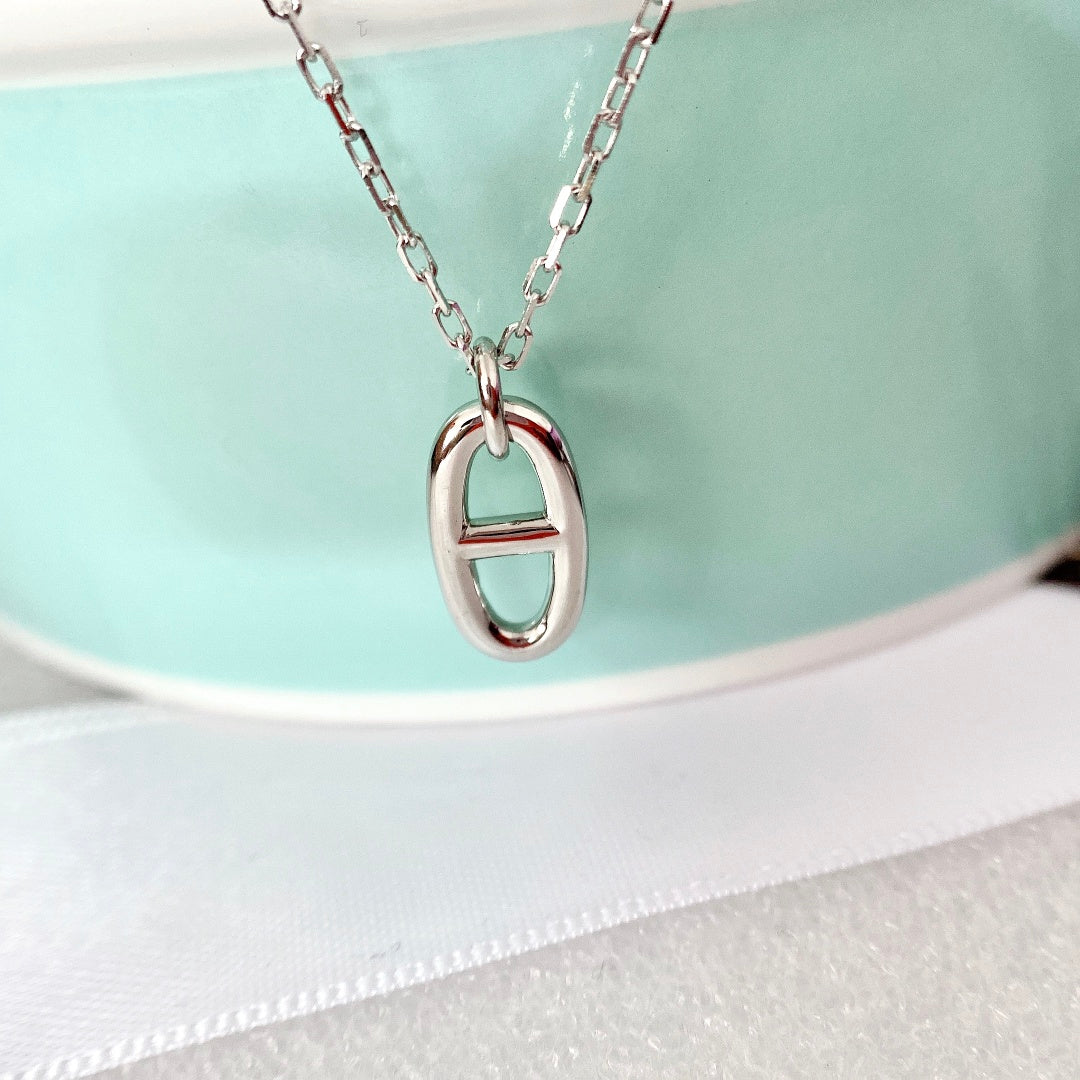 [Luna Brilliance]HM PIG NOSE NECKLACE