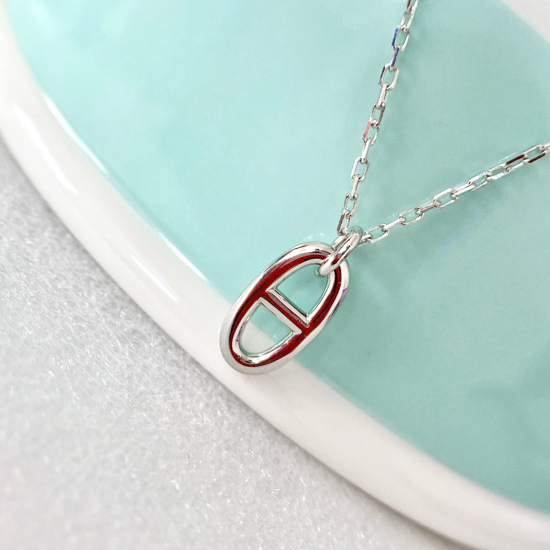 [Luna Brilliance]HM PIG NOSE NECKLACE