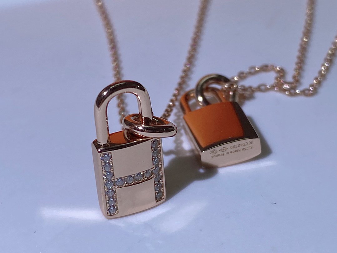 [Luna Brilliance]HM ADVANCED NICHE LOCK HEAD NECKLACE DIAMONDS