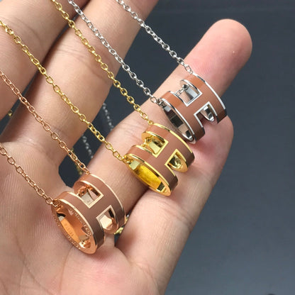 [Luna Brilliance]H NECKLACE BROWN