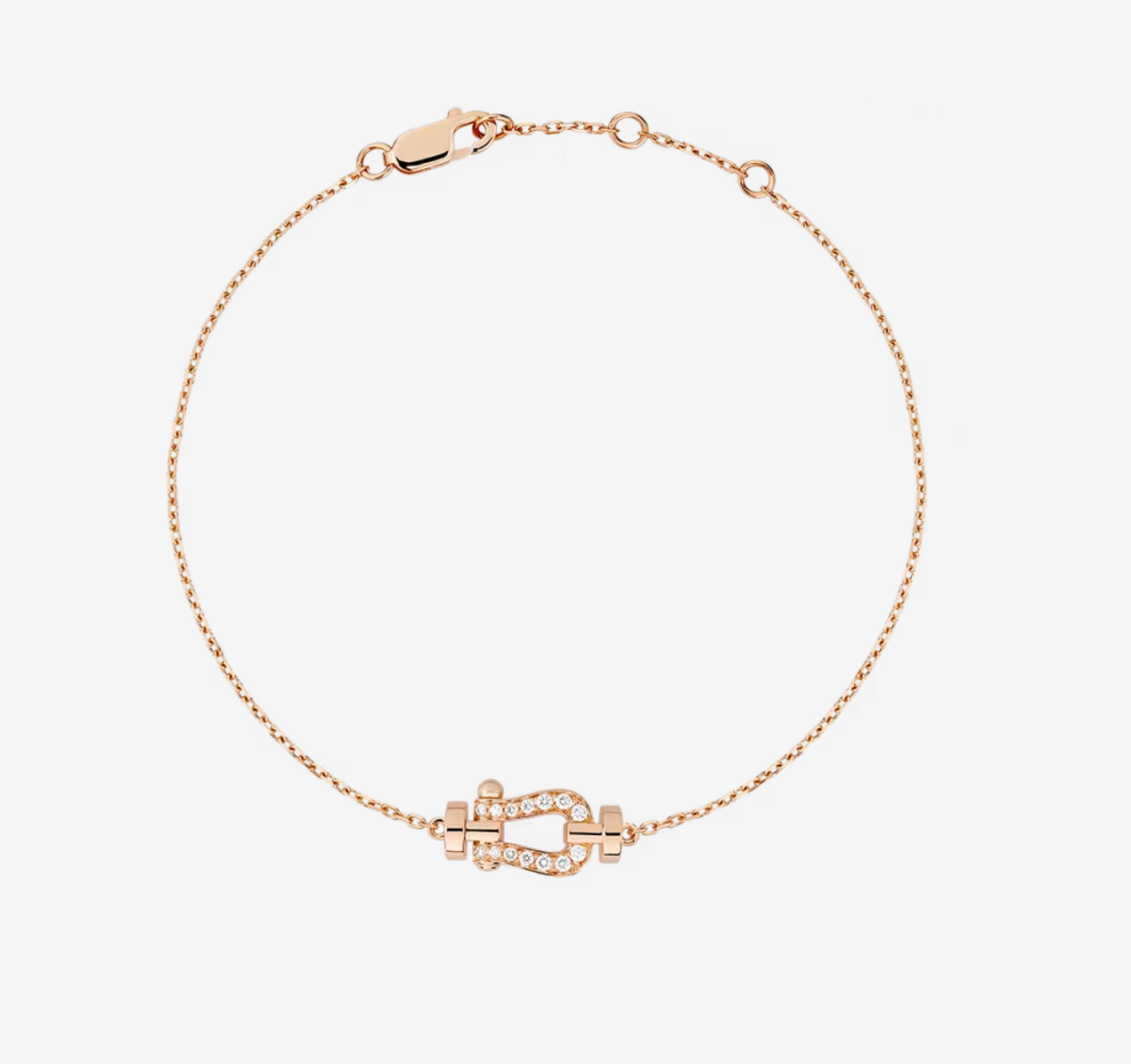 [Luna Brilliance]FORCE 10 FULL DIAMOND BUCKLE CHAIN LINK MINI MODEL