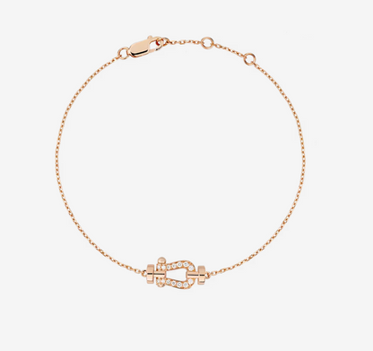 [Luna Brilliance]FORCE 10 FULL DIAMOND BUCKLE CHAIN LINK MINI MODEL