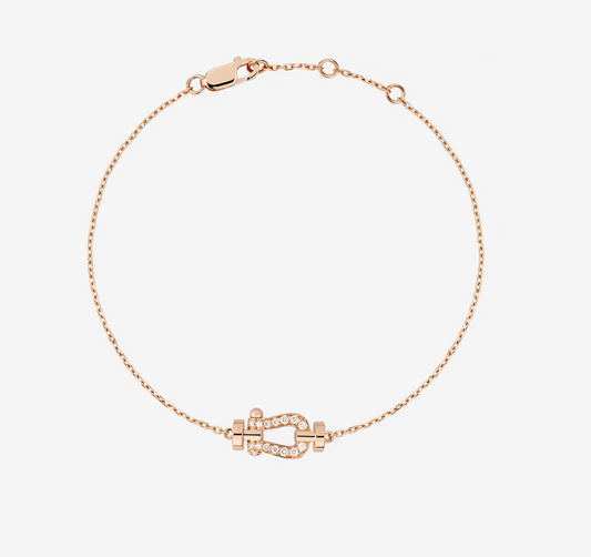 [Luna Brilliance]FORCE 10 FULL DIAMOND BUCKLE CHAIN LINK MINI MODEL