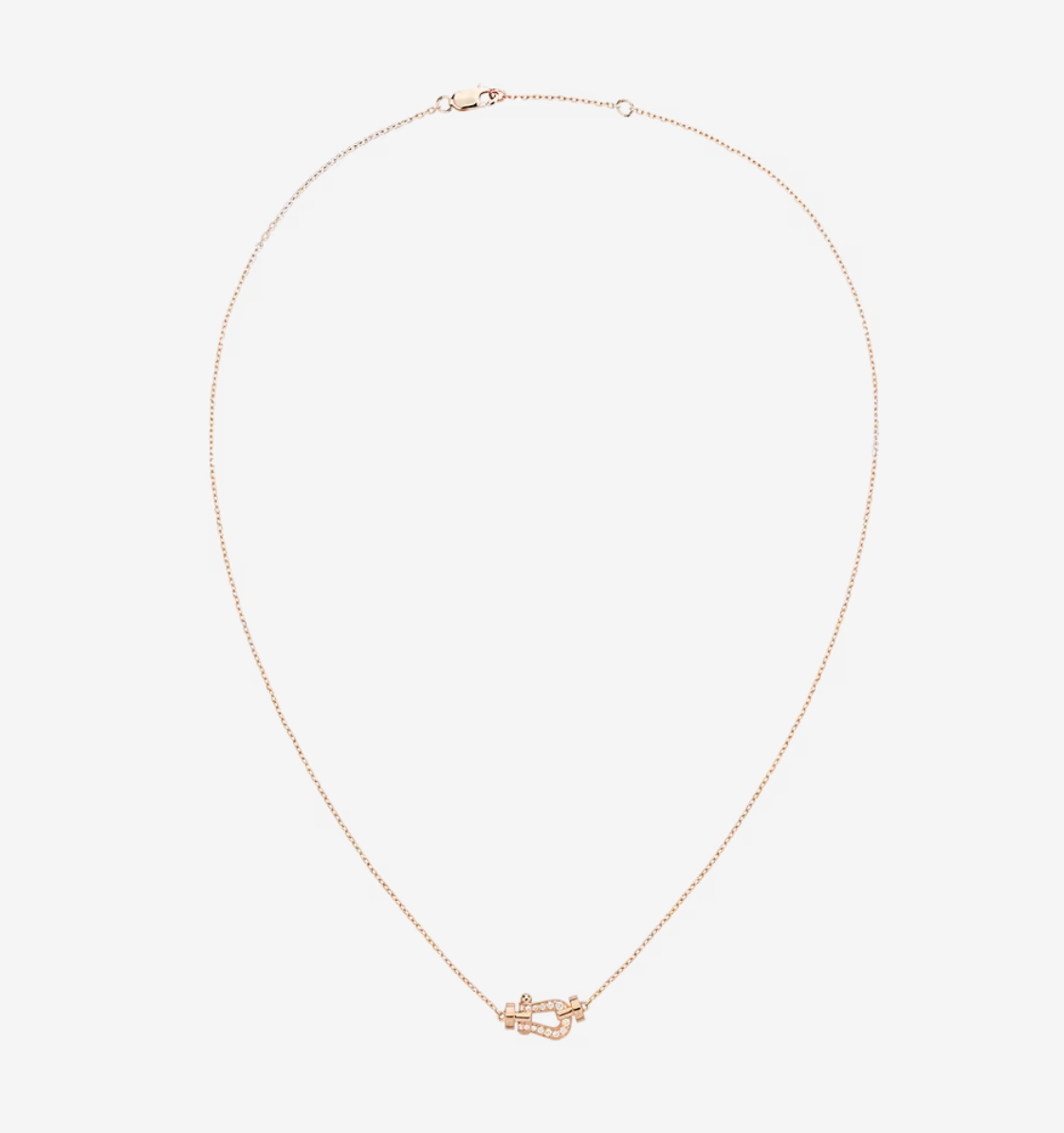 [Luna Brilliance]FORCE 10 DIAMOND PINK GOLD NECKLACE MINI MODEL