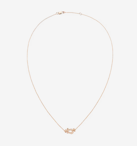[Luna Brilliance]FORCE 10 DIAMOND PINK GOLD NECKLACE MINI MODEL