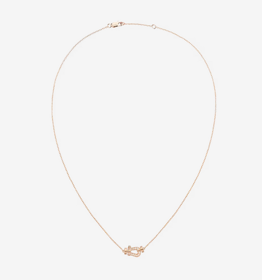 [Luna Brilliance]FORCE 10 DIAMOND PINK GOLD NECKLACE MINI MODEL