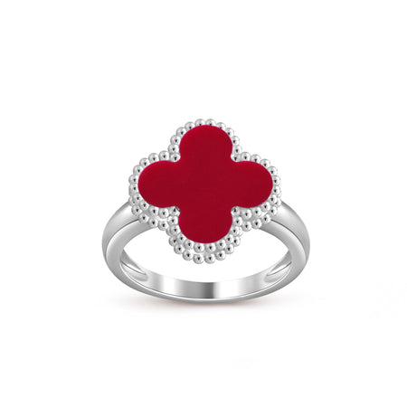 [Luna Brilliance]CLOVER SILVER RING COLLECTION