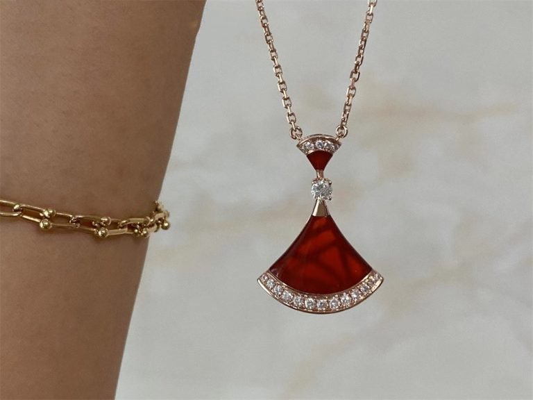 [Luna Brilliance]DREAM NECKLACE CARNELIAN DIAMOND
