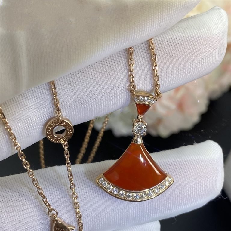 [Luna Brilliance]DREAM NECKLACE CARNELIAN DIAMOND