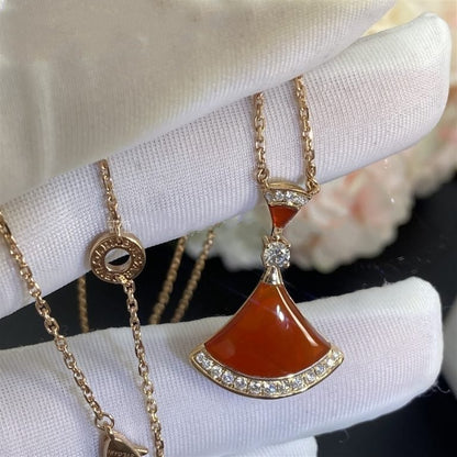 [Luna Brilliance]DREAM NECKLACE CARNELIAN DIAMOND