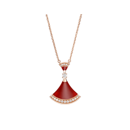 [Luna Brilliance]DREAM NECKLACE CARNELIAN DIAMOND
