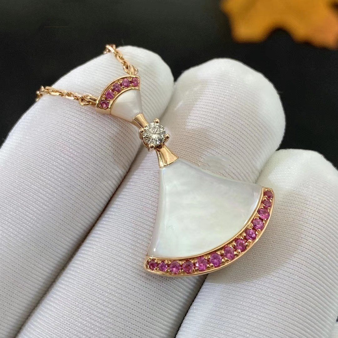 [Luna Brilliance]DREAM NECKLACE MOP PINK DIAMOND