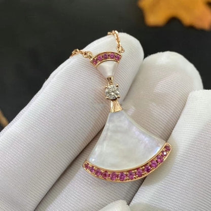 [Luna Brilliance]DREAM NECKLACE MOP PINK DIAMOND