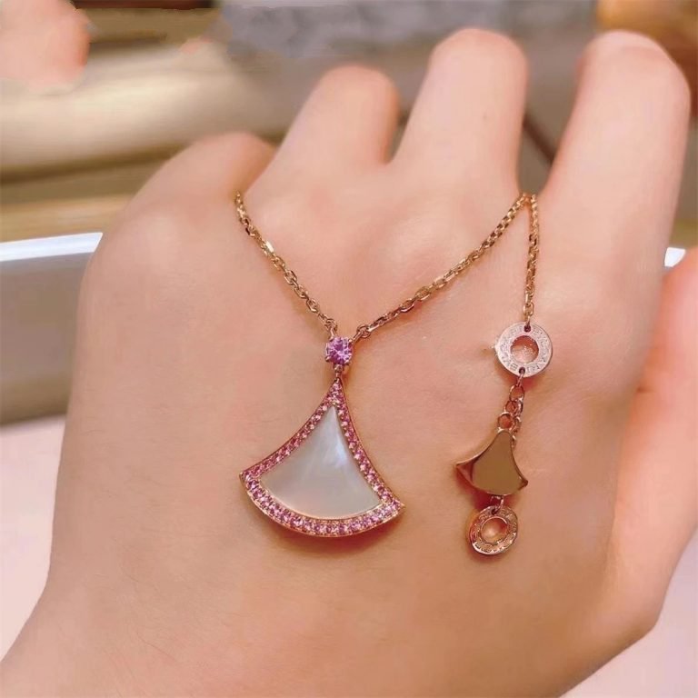 [Luna Brilliance]DREAM NECKLACE MOP DIAMOND PINK