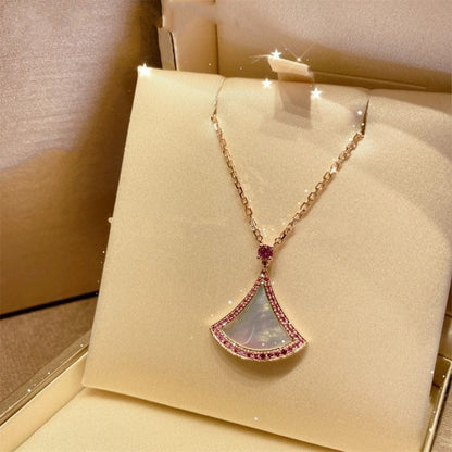 [Luna Brilliance]DREAM NECKLACE MOP DIAMOND PINK