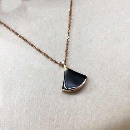 [Luna Brilliance]DREAM NECKLACE ONYX 1 DIAMOND
