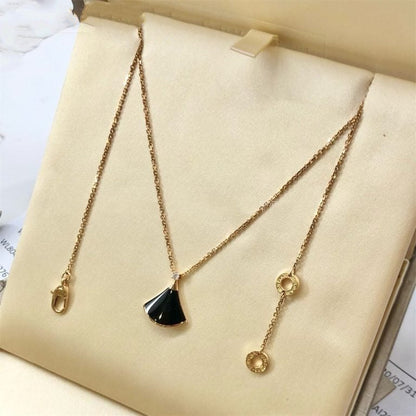 [Luna Brilliance]DREAM NECKLACE ONYX 1 DIAMOND