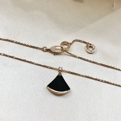 [Luna Brilliance]DREAM NECKLACE ONYX 1 DIAMOND