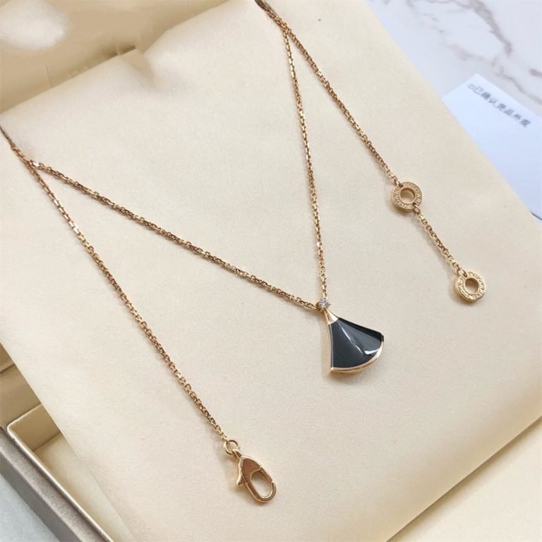 [Luna Brilliance]DREAM NECKLACE ONYX 1 DIAMOND