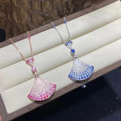 [Luna Brilliance]DREAM NECKLACE AGATE SILVER DIAMOND