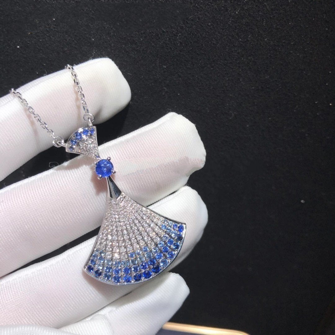 [Luna Brilliance]DREAM NECKLACE AGATE SILVER DIAMOND