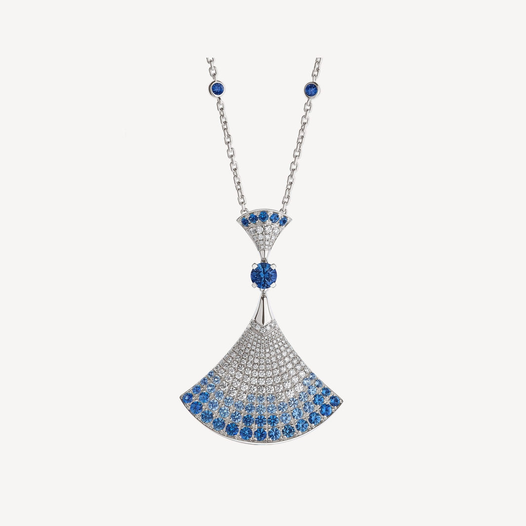 [Luna Brilliance]DREAM NECKLACE AGATE SILVER DIAMOND