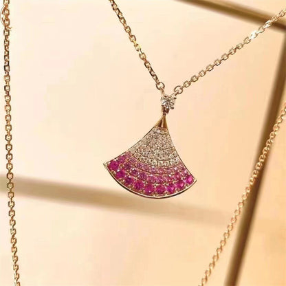 [Luna Brilliance]DREAM NECKLACE PINK GOLD PINK DIAMOND