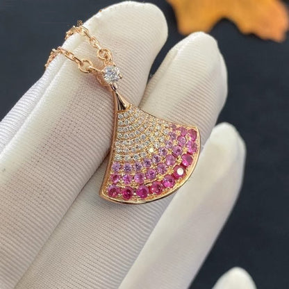 [Luna Brilliance]DREAM NECKLACE PINK GOLD PINK DIAMOND