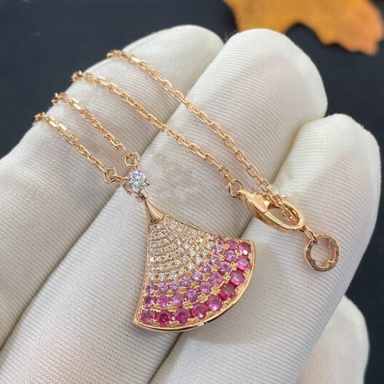 [Luna Brilliance]DREAM NECKLACE PINK GOLD PINK DIAMOND