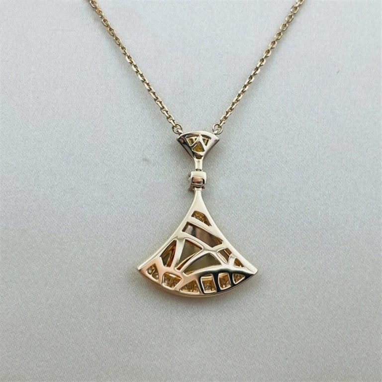 [Luna Brilliance]DREAM NECKLACE PINK GOLD DIAMOND