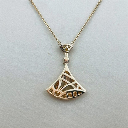 [Luna Brilliance]DREAM NECKLACE PINK GOLD DIAMOND