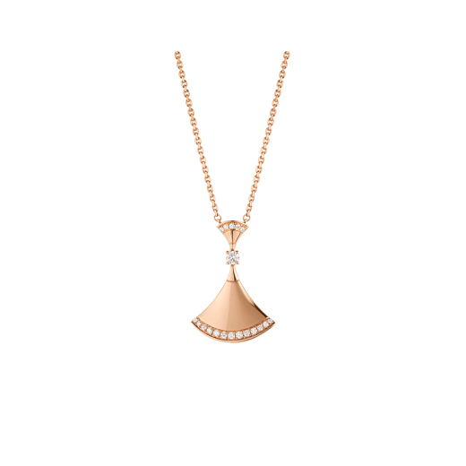 [Luna Brilliance]DREAM NECKLACE PINK GOLD DIAMOND