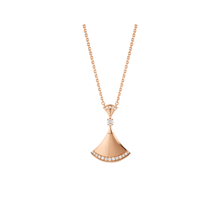 [Luna Brilliance]DREAM NECKLACE PINK GOLD DIAMOND