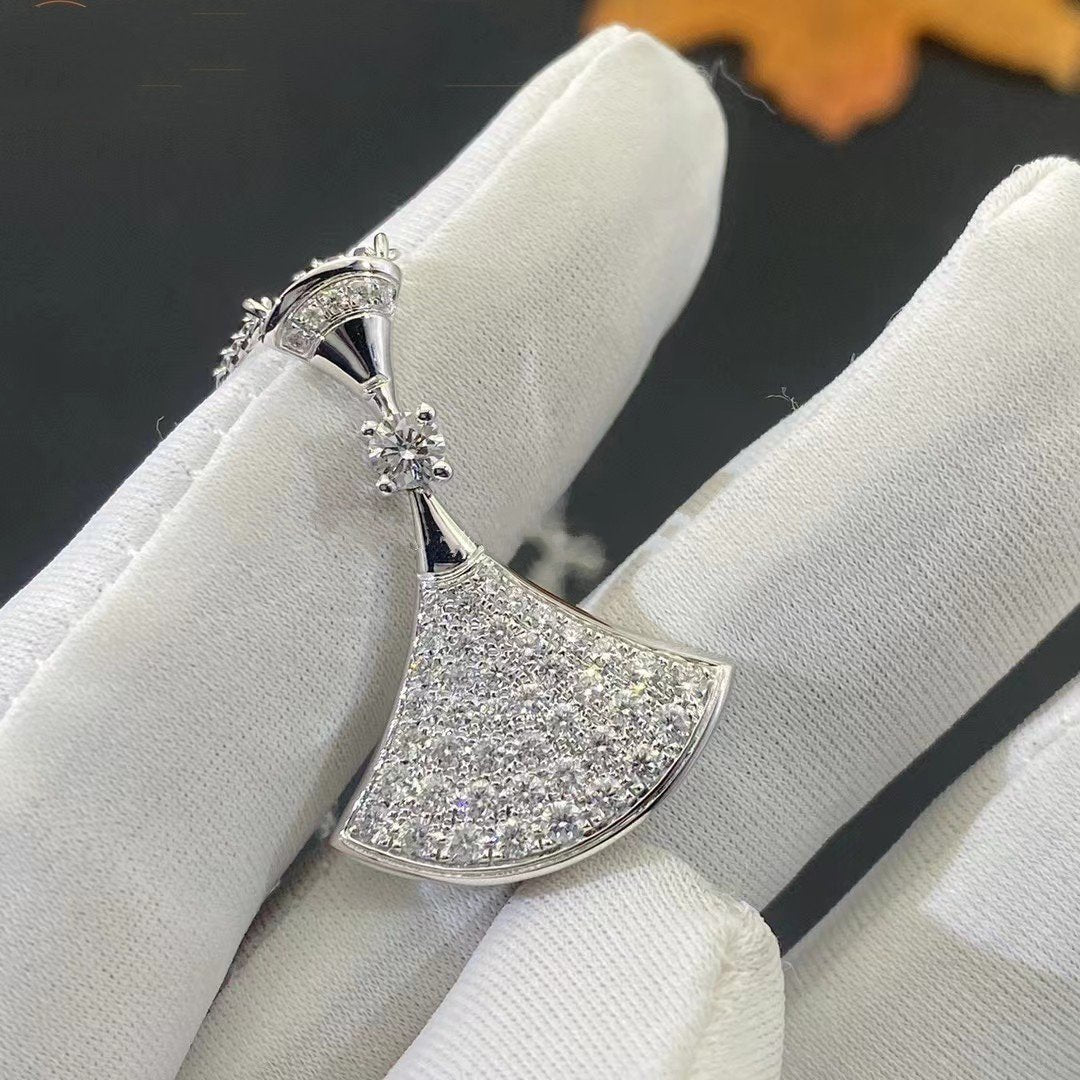 [Luna Brilliance]DREAM NECKLACE SILVER FULL DIAMOND