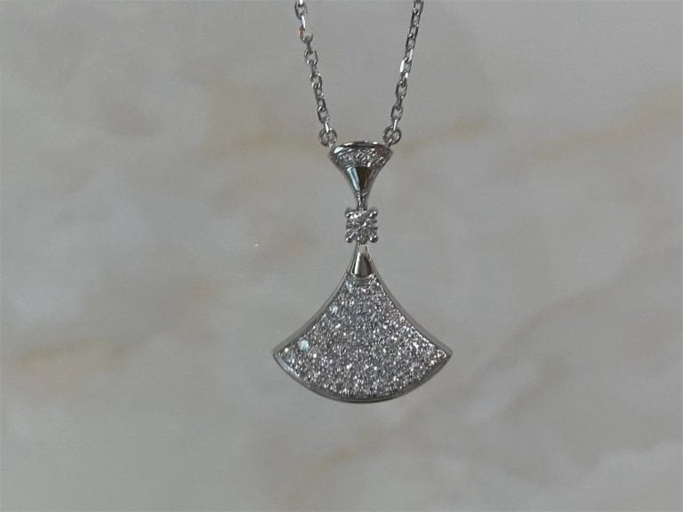 [Luna Brilliance]DREAM NECKLACE SILVER FULL DIAMOND