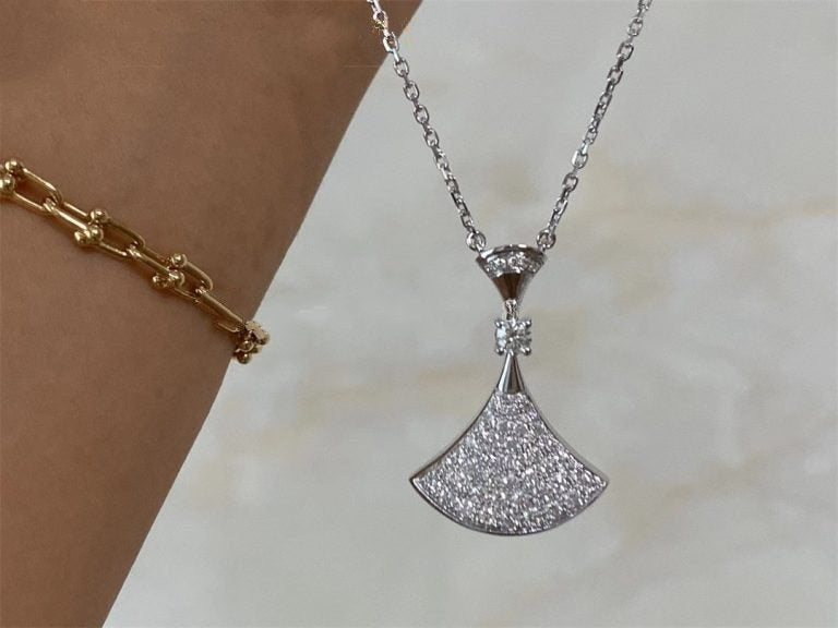 [Luna Brilliance]DREAM NECKLACE SILVER FULL DIAMOND