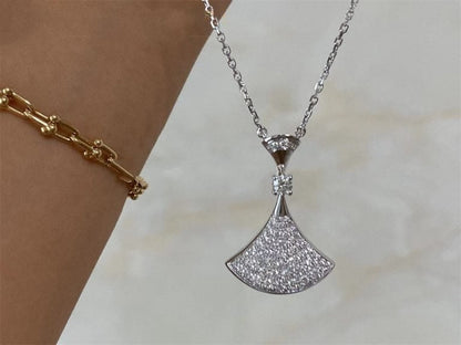 [Luna Brilliance]DREAM NECKLACE SILVER FULL DIAMOND