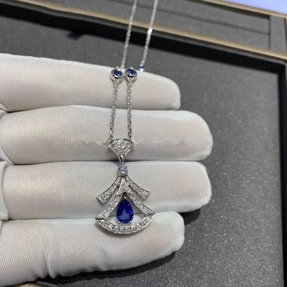 [Luna Brilliance]DREAM NECKLACE AGATE DIAMOND SILVER