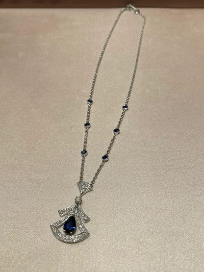 [Luna Brilliance]DREAM NECKLACE AGATE DIAMOND SILVER