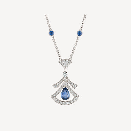 [Luna Brilliance]DREAM NECKLACE AGATE DIAMOND SILVER