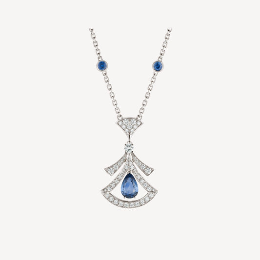 [Luna Brilliance]DREAM NECKLACE AGATE DIAMOND SILVER