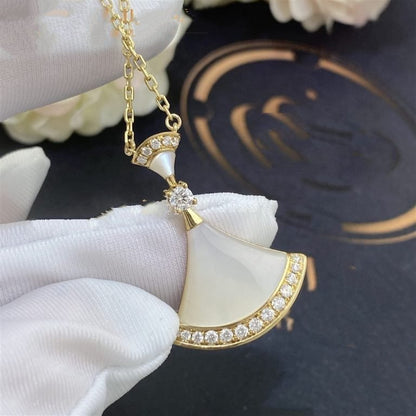 [Luna Brilliance]DREAM NECKLACE MOP GOLD DIAMOND