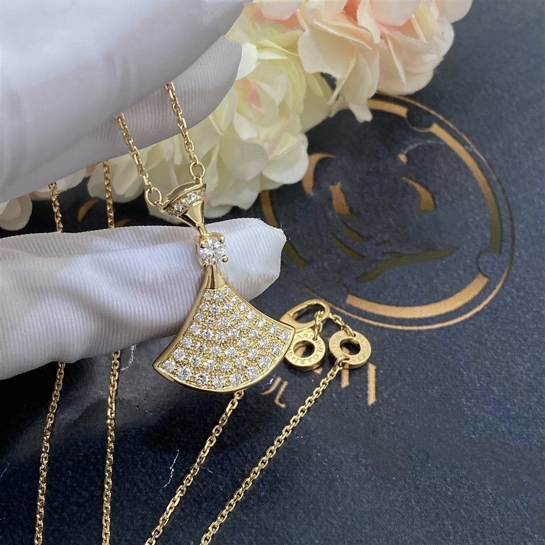 [Luna Brilliance]DREAM NECKLACE GOLD FULL DIAMOND