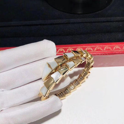 [Luna Brilliance]SERPENTI BRACELET MOP GOLD