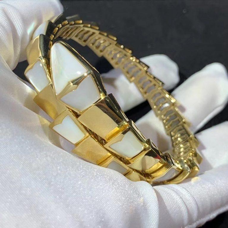 [Luna Brilliance]SERPENTI BRACELET MOP GOLD