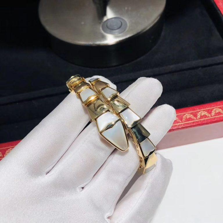 [Luna Brilliance]SERPENTI BRACELET MOP GOLD
