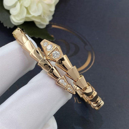 [Luna Brilliance]SERPENTI BRACELET DIAMONDS PINK GOLD